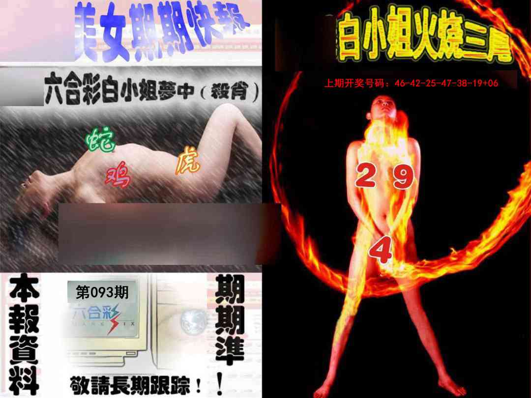093期环球美女特码报[图]